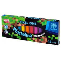 Astra Iskolai gyurma 12 szín MINECRAFT Pixel One, 303221005