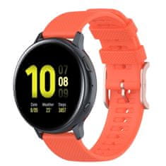 BStrap Silicone Rain szíj Samsung Galaxy Watch 3 41mm, orange