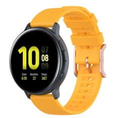 BStrap Silicone Rain szíj Samsung Galaxy Watch 3 45mm, yellow