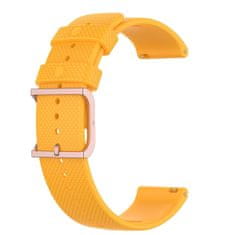 BStrap Silicone Rain szíj Samsung Galaxy Watch 3 45mm, yellow