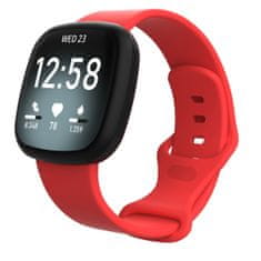 BStrap Silicone (Large) szíj Fitbit Versa 3, red