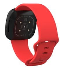 BStrap Silicone (Large) szíj Fitbit Versa 3, red