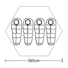 shumee többszínű négyszemélyes sátor