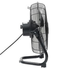 shumee 3 sebességes fekete padlóventilátor 55 cm 100 W