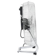 shumee 3 sebességes króm padlóventilátor 55 cm 100 W