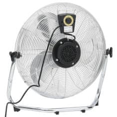 shumee 3 sebességes króm padlóventilátor 60 cm 120 W