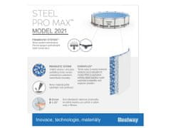 Bestway Steel Pro Max medence 4,57 x 1,22 m 56438 + Tartozékok