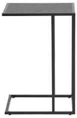 Design Scandinavia Seaford dohányzóasztal, 63 cm, fekete