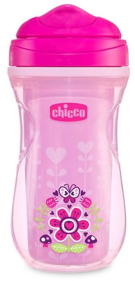 Chicco Active termo pohár kemény ivónyílással 200 ml, 14m +