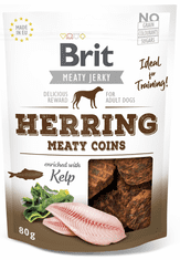 Brit Jerky Herring Meaty Coins, 12x 80g