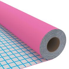 shumee magasfényű rózsaszín öntapadó PVC bútorfólia 500 x 90 cm
