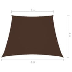 Greatstore barna trapéz alakú oxford-szövet napvitorla 3/4 x 2 m