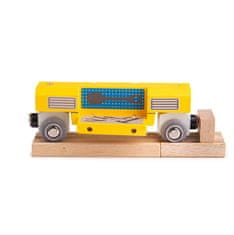 Bigjigs Toys Bigjigs Rail fából készült mobil műhely