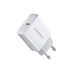 Ugreen CD137 USB-C hálózati töltő adapter PD 20W, fehér