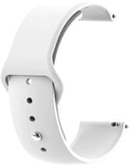 4wrist Szilikon szíj Samsung Galaxy Watch-hoz 6/5/4 - White