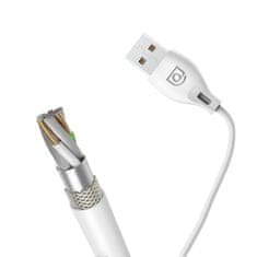 DUDAO L4L kábel USB / Lightning 2.1A 2m, fehér