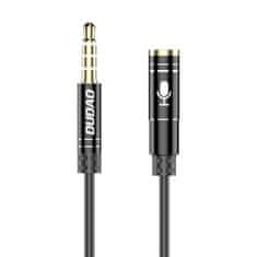 DUDAO L11S AUX kábel 3.5mm mini jack 1m, ezüst