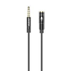 DUDAO L11S AUX kábel 3.5mm mini jack 1m, ezüst