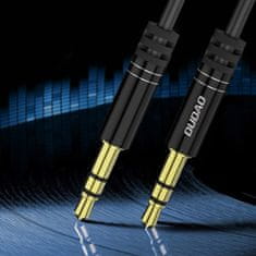 DUDAO L12 AUX kábel 3.5mm mini jack 1.5m, fehér