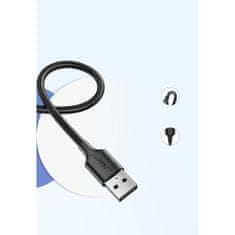 Ugreen US289 kábel USB / Micro USB 2A 1m, fekete