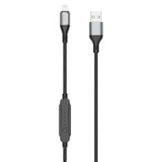 DUDAO L7 kábel USB / Lightning 5A 1m, fekete