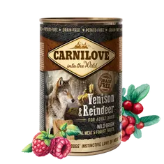 Carnilove Wild Meat Szarvashús és Rénszarvas 6x 400 g