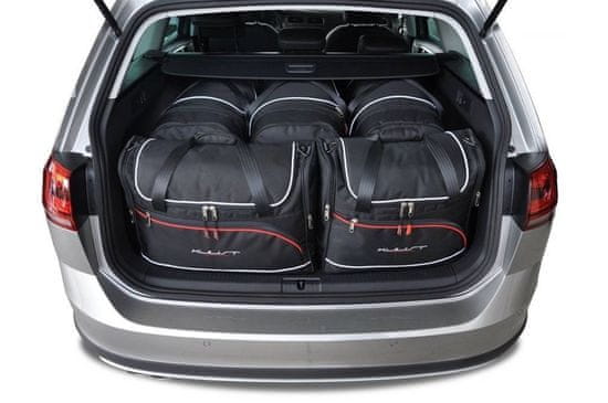 KJUST Utazótáska szett számára VW GOLF VARIANT ALLTRACK 2015+, változat AERO 5db táskával