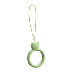 MG Bear Ring mobil medál, zöld