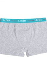 LA/MA Fiú boxeralsó B 501 SZ + Nőin zokni Gatta Calzino Strech, szürke, 140/146