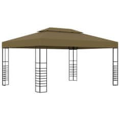 shumee tópszínű pavilon 3 x 4 m 180 g/m²