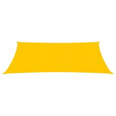 Greatstore sárga HDPE napvitorla 160 g/m² 2,5 x 4,5 m