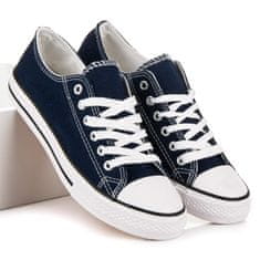 Amiatex Női tornacipő 36967 + Nőin zokni Gatta Calzino Strech, kék árnyalat, 38