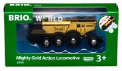 Brio WORLD 33630 Erőteljes arany elemes akció mozdony