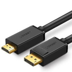 Ugreen DP101 kábel DisplayPort / HDMI 4K 1.5m, fekete