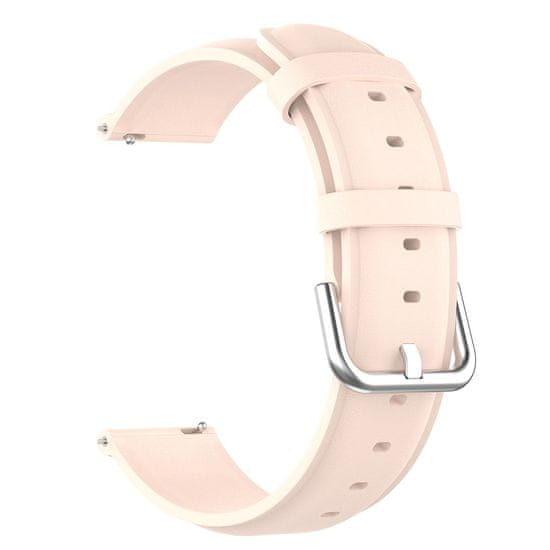 BStrap Leather Lux szíj Garmin Vivoactive 4, pink