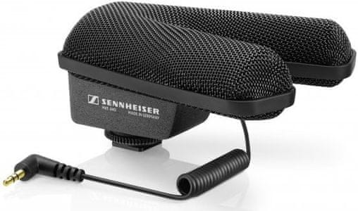 kondenzátor mikrofon sennheiser mke 440 szél elleni védelem 3,5 mm -es jack bemenet kapcsolható érzékenység rugalmas rögzítő mikrofon kapszula digitális kamerákhoz és fényképezőgépekhez alkalmas félpuska típus 