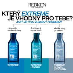 Redken Extreme Length (Shampoo with Biotin) sampon a hosszú és sérült haj erősítésére (Mennyiség 300 ml - new packaging)