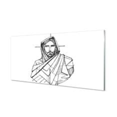 tulup.hu Akrilkép Jézus rajz 120x60 cm 4 fogas