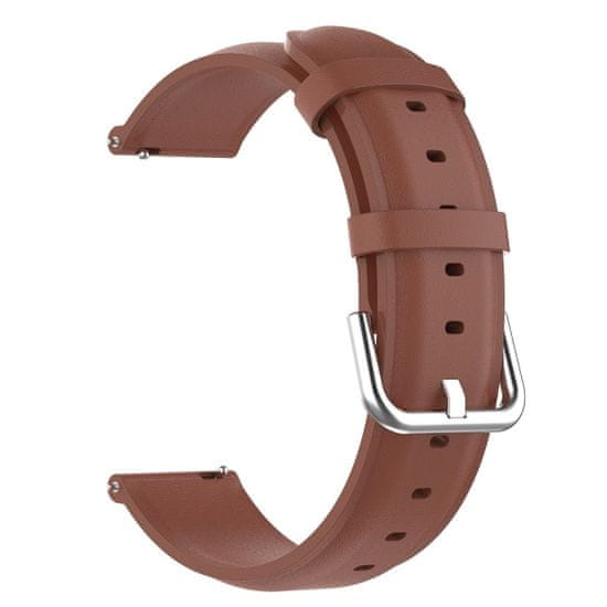 BStrap Leather Lux szíj Garmin Vivoactive 4, brown