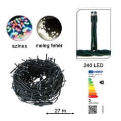 Timeless Tools LED fényfüzér választható méretben és színben-240 LED-es-melegfehér