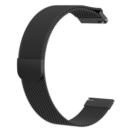 BStrap Milanese szíj Samsung Galaxy Watch Active 2 40/44mm, black