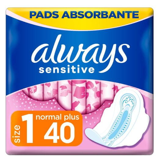 Always Ultra Sensitive Normal betétek szárnyakkal (nagysága 1) 40 db