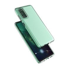 IZMAEL Spring clear TPU Telefontok Samsung Galaxy A12/Galaxy M12/Galaxy F12 telefonhoz KP8713 rózsaszín