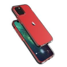 IZMAEL Spring clear TPU Telefontok Apple iPhone 12 Mini telefonhoz KP8658 zöld