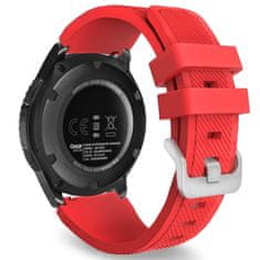 BStrap Silicone Sport szíj Huawei Watch GT 42mm, red