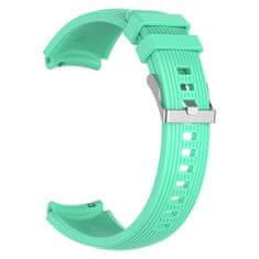 BStrap Silicone Davis szíj Samsung Galaxy Watch 3 45mm, teal