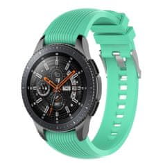 BStrap Silicone Davis szíj Samsung Galaxy Watch 3 45mm, teal