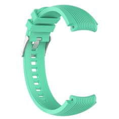 BStrap Silicone Davis szíj Samsung Galaxy Watch 3 45mm, teal