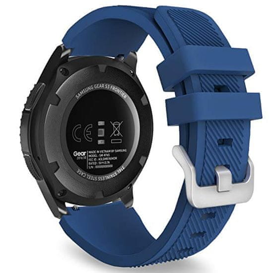 BStrap Silicone Sport szíj Huawei Watch 3 / 3 Pro, dark blue