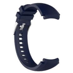 BStrap Silicone Davis szíj Huawei Watch GT 42mm, dark blue